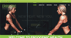 Desktop Screenshot of ergogenichealth.com